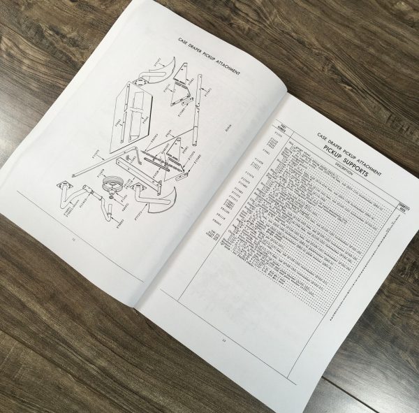 J I Case Self Propelled Model 600 Grain Combine Parts Catalog Manual No. 694 - Image 3