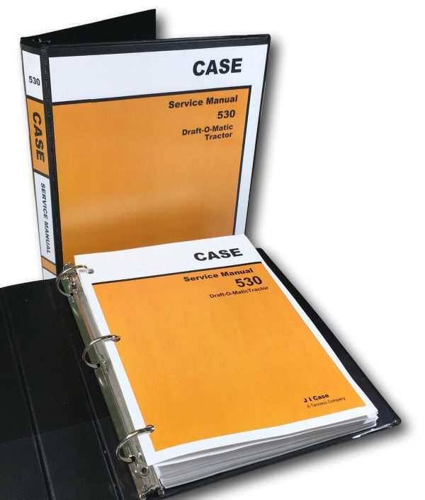 Case 530 Draft-O-Matic Tractor Service Manual Technical Shop Book Overhaul