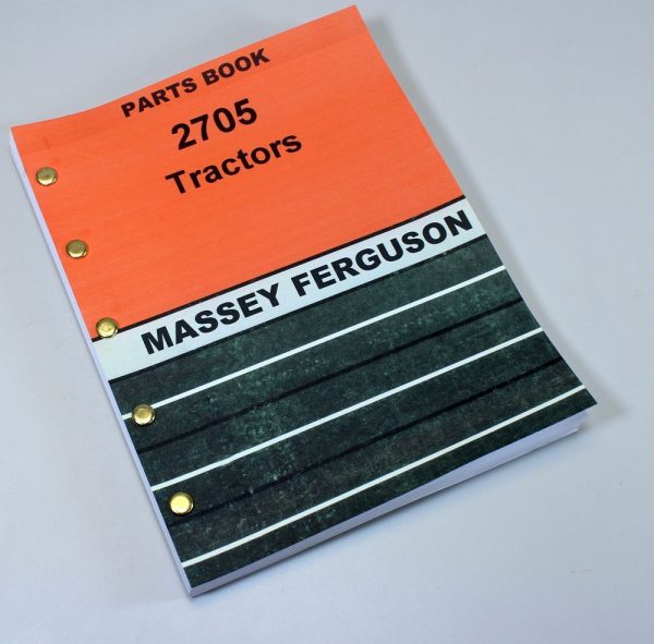 Massey Ferguson Mf 2705 Tractor Parts Catalog Manual Book Exploded View Assembly