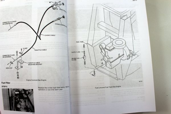 Case 1825 Uni-Loader Skid Steer Parts Catalog Service Repair Shop Manuals Set - Image 4