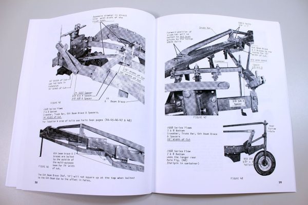 Oliver 565 566 568 Semi-Mounted Plows Owners Operators Manual Parts Catalog - Image 8