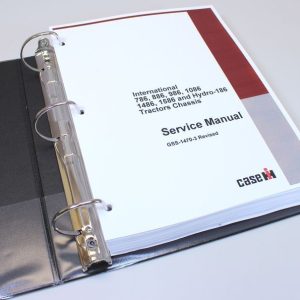 International 786 886 986 1086 1486 1586 Hydro 186 Tractor Service Shop Manual