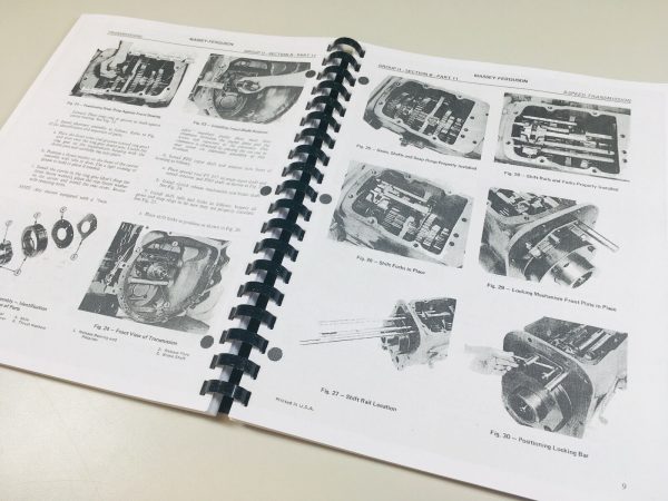 Massey Ferguson Mf 175 Tractor Service Repair Manual Parts Catalog Workshop Set - Image 8