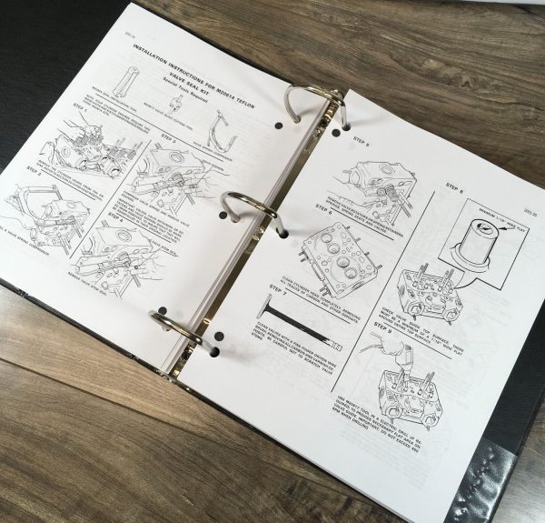 Case W24B Wheel Loader Service Manual Parts Catalog Repair Set Shop Catalog Book - Image 5