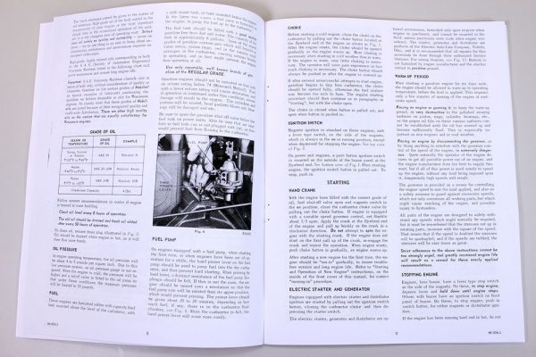 Wisconsin Vh4 Vh4D Engine Service Repair Instruction Operators Parts Manual Book - Image 3