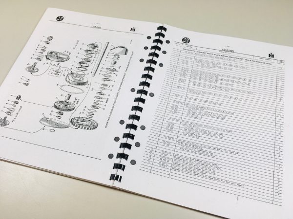 International Td18 Crawler Chassis Engine Service Parts Manual Catalog Set - Image 10