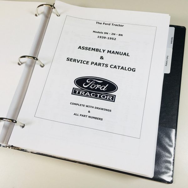 Ford 9N 2N Tractor Master Service Repair Manual Parts Catalog Shop Set 822Pgs - Image 11