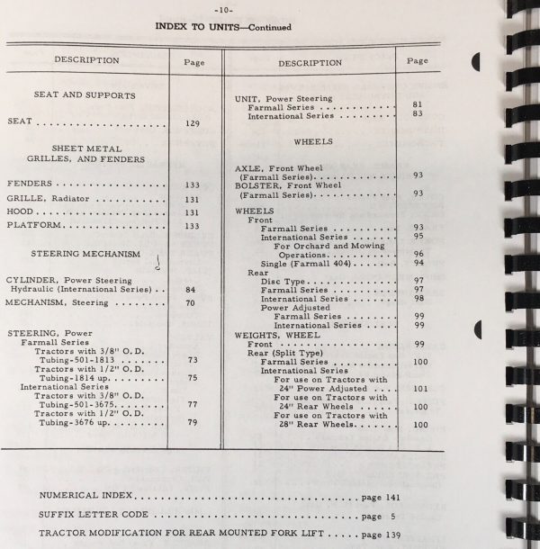 Farmall International 404 Tractor Service Parts Operators Manual Set Repair Shop - Image 6