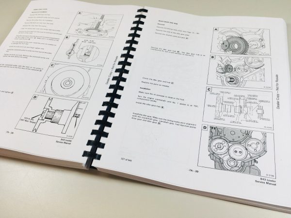 Bobcat 843 843B Skidsteer Loader Service Repair Manual Technical Shop Book New - Image 10