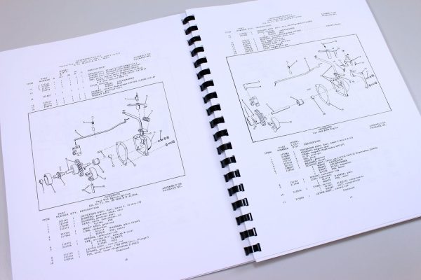 Allis Chalmers Model B Ib C Tractors Parts Manual Catalog Exploded Views Numbers - Image 3