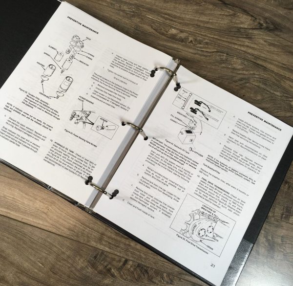 Drott Case 35D Crawler Excavator Service Manual Parts Catalog Set Shop Book - Image 11