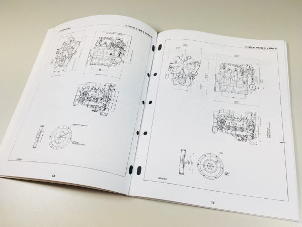 Thomas T133 Skid Steer V1902 Engine Service Manual Repair Shop Book - Image 3