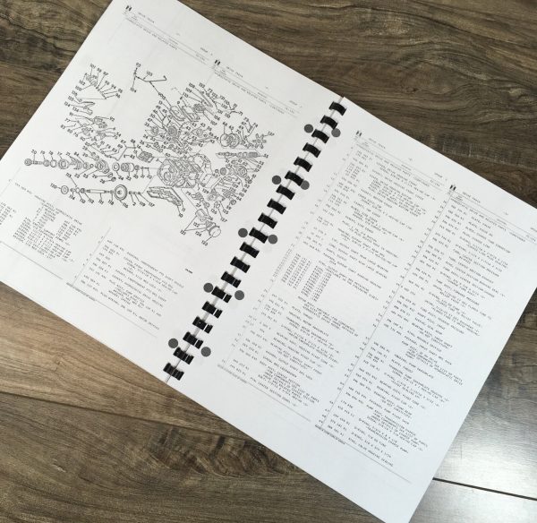 International 3600 A Diesel Tractor Backhoe Parts Operators Manual Set D-282 - Image 5