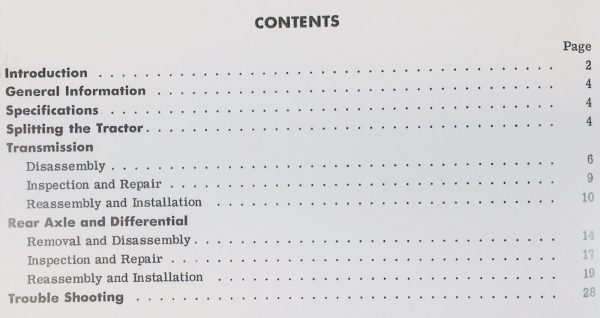 International 340 460 504 606 Tractor Transmission Final Drive Service Manual - Image 2