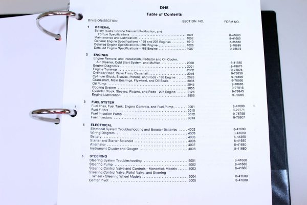 Case Dh5 Trencher Service Technical Manual Repair Shop In Binder - Image 3