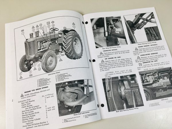 Massey Ferguson Mf 98 Diesel Tractor Owners Operators Manual - Image 3