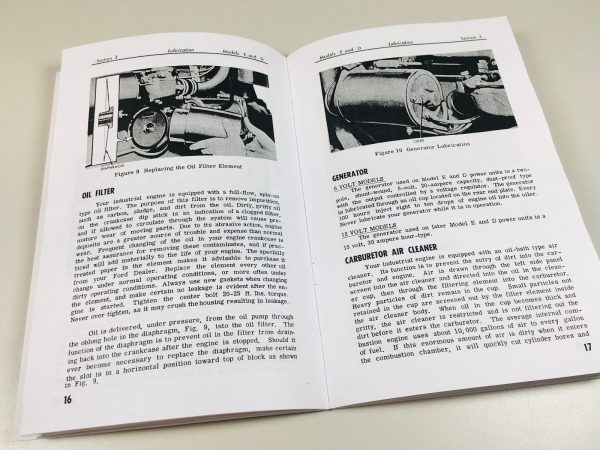 Ford E134 D172 Industrial Engines & Power Units Owners Operators Manual 4 Cyl - Image 5