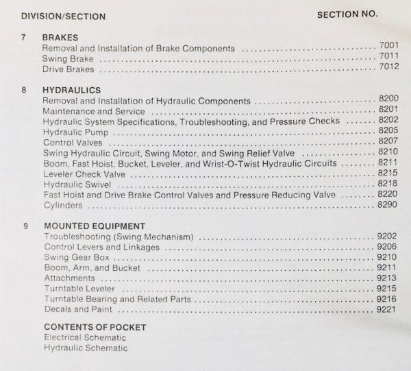 Case 880D Excavator Trackhoe Service Technical Manual Repair Shop Book Binder - Image 3