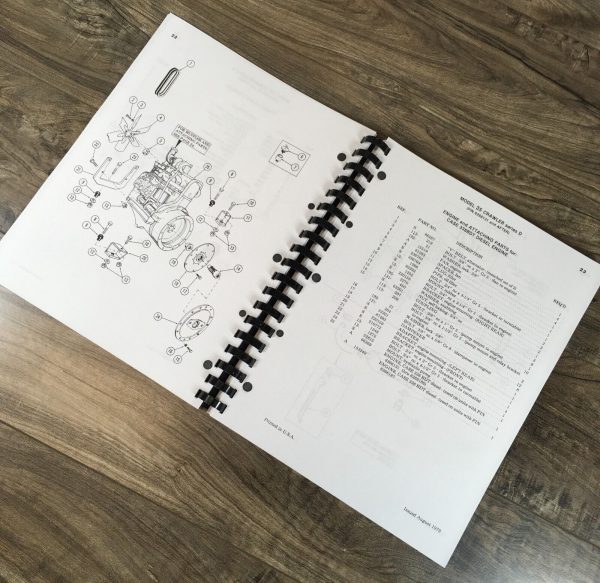 Drott Case 35D Crawler Parts Manual Catalog Book Assembly Schematic SN6266131-UP - Image 7