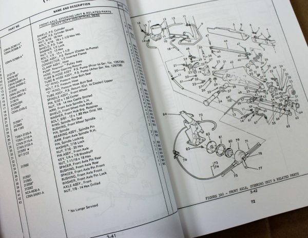 Ford 981 881 801 Powermaster Tractor Service Repair Shop Manual Parts Catalog - Image 3