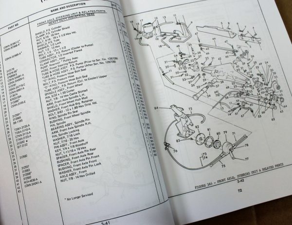 Ford 501 541 640 641 741 Tractor Service Repair Shop Manual Parts Catalog Set - Image 3