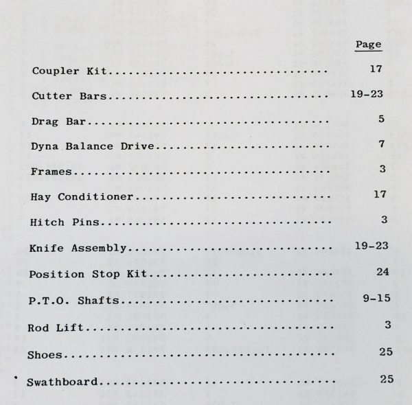 Massey Ferguson 41 Rear-Mounted Sickle Bar Mower Parts Operators Manual Service - Image 4