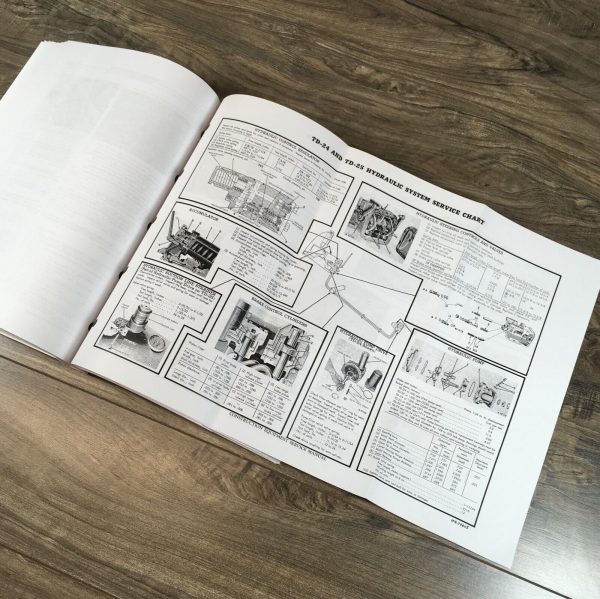 International TD-24 241 Series Crawler Tractor Service Manual Set Repair Book - Image 8