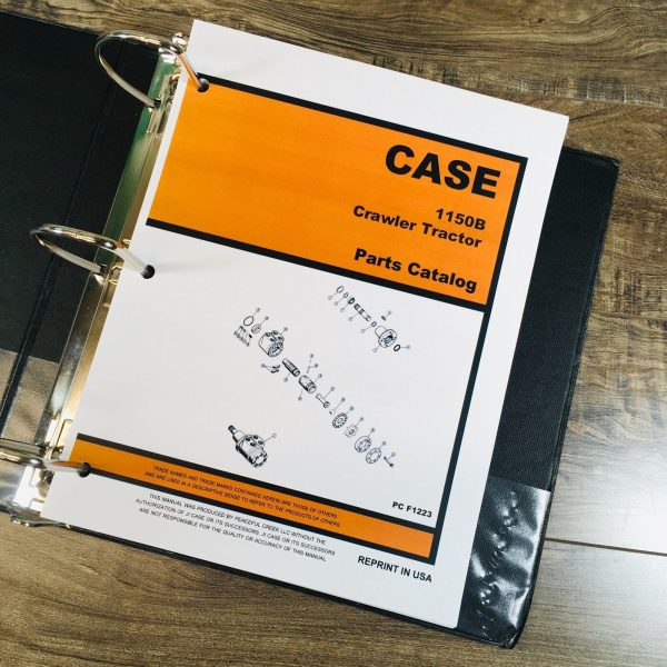 Case 1150B Crawler Service Manual Parts Catalog Repair Shop Set Catalog Book - Image 12