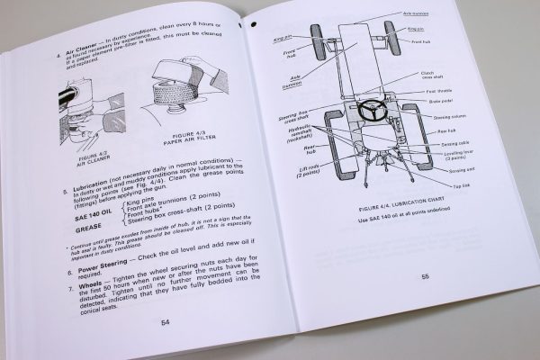 Case David Brown 885 N 885N Tractor Operators Owners Manual Maintenance Book - Image 7