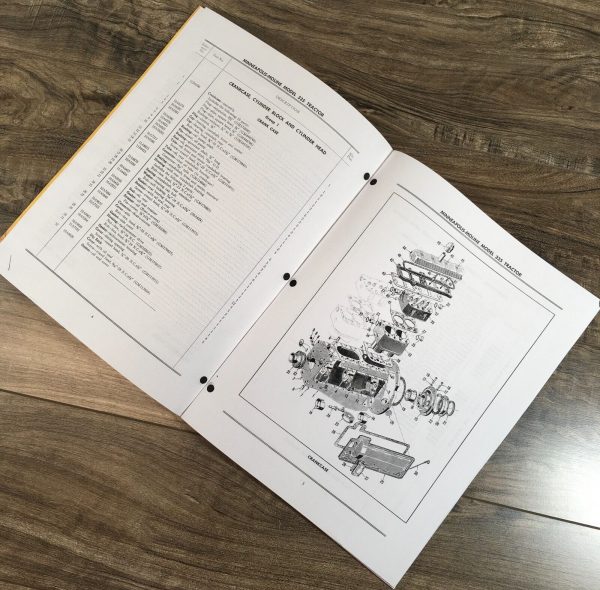 Minneapolis Moline 335 Tractor Parts Manual Catalog Assembly Schematics Views - Image 6