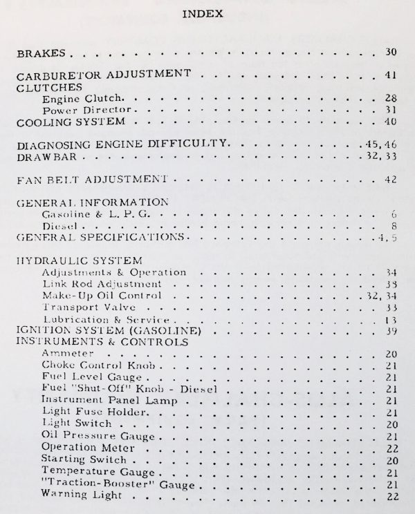 Allis Chalmers D19 D-19 Tractor Owners Operators Manual Maintenance Lubrication - Image 2