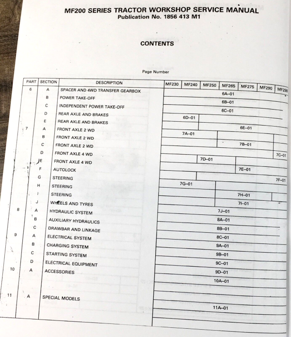 Massey Ferguson 270 Tractor Service Parts Operators Manual Repair Shop Set Owner - Image 3