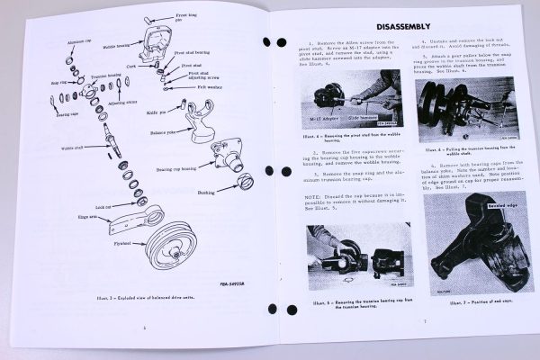 International 100 Balanced Head Mower Drive Unit Service Repair Shop Manual Ih - Image 3