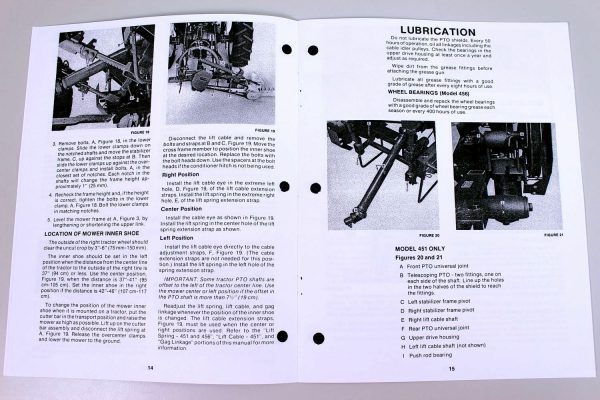 New Holland 451 - 456 Sickle Bar Mower Operators Manual Owners Manual Service - Image 7