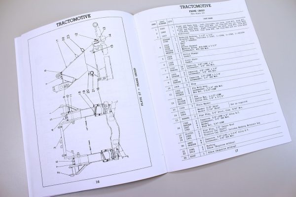 Tractomotive Ts-5 Tracto Shovel Allis Chalmers Parts & Instruction Manual Book - Image 4