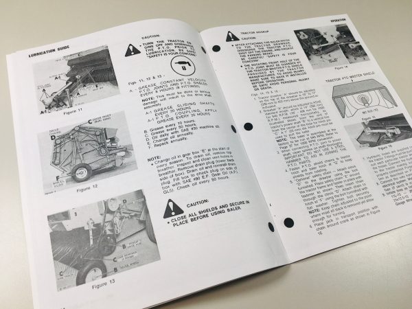 New Idea 485 486 Round Baler Owners Operators Manual - Image 3