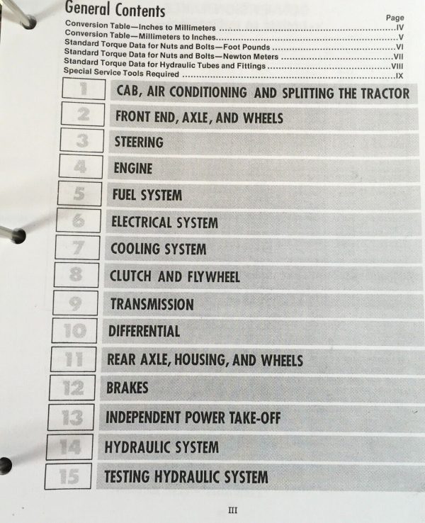 Farmall International 1566 Tractor Service Parts Manual Set Repair Book DT-436 - Image 5