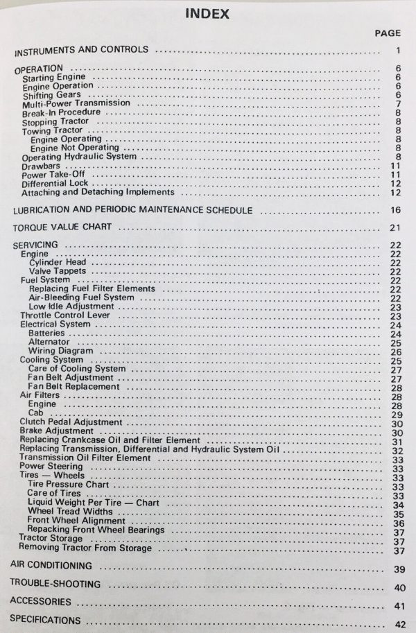 Massey Ferguson 1085 Tractor Owners Operators Manual Maintenance - Image 2