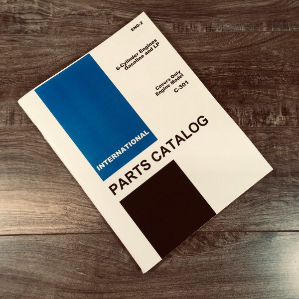 Farmall International C-301 Engine Only 826 2826 Tractor Parts Manual Catalog
