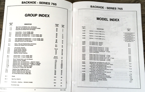 Ford 340A 540A Tractor 745 Loader 765 Backhoe Service Parts Operator Manual Set - Image 8