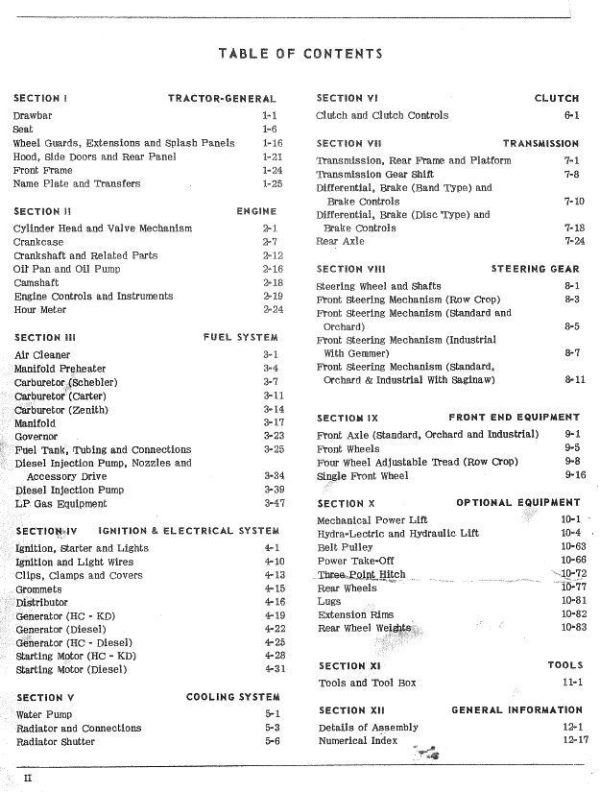 Oliver 77 Super 77 Tractor Parts Assembly Manual Catalog Exploded Views Numbers - Image 2