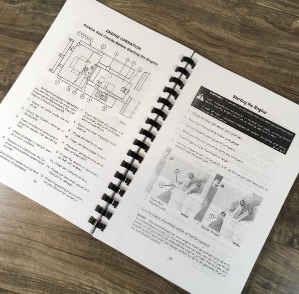 Case 1450B 1455B Crawler Parts Catalog Operators Manual Owners Set Catalog Book - Image 6