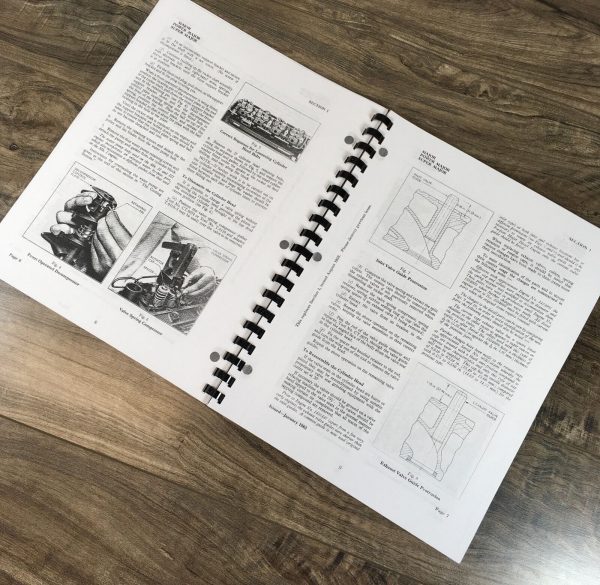 Ford Fordson Super Major Tractor Service Repair Manual Set Shop Technical Book - Image 4