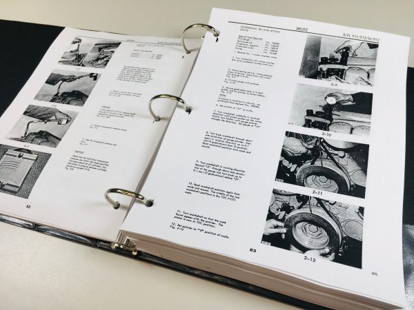 Case 752 Roller Deutz Engine Service Technical Manual Repair Shop In Binder - Image 6