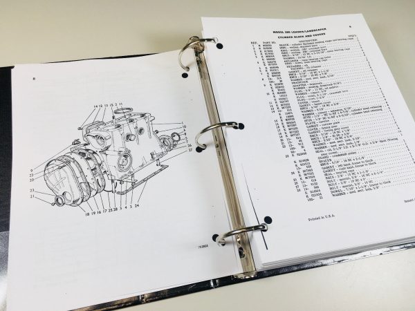 Case 380 380Ck 380Ll Loader Landscaper Tractor Backhoe Service Parts Manual Shop - Image 11