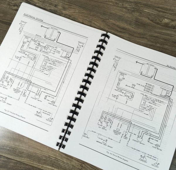 Oliver 1250 Tractor Service Repair Technical Shop Manual W/ Color Schematics - Image 7