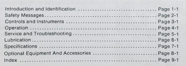 White Field Boss 43 Tractor Operators Manual - Image 2