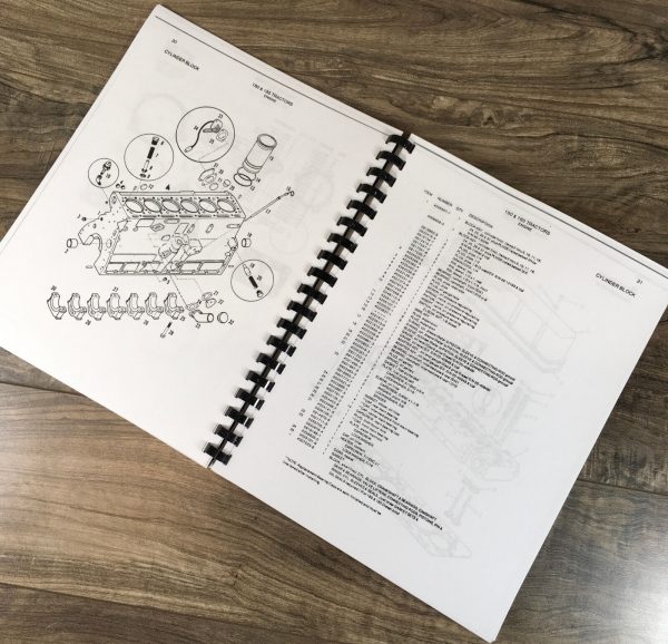 Allis Chalmers 180 Tractor Parts Operators Manual Set Owners Catalog Book - Image 10