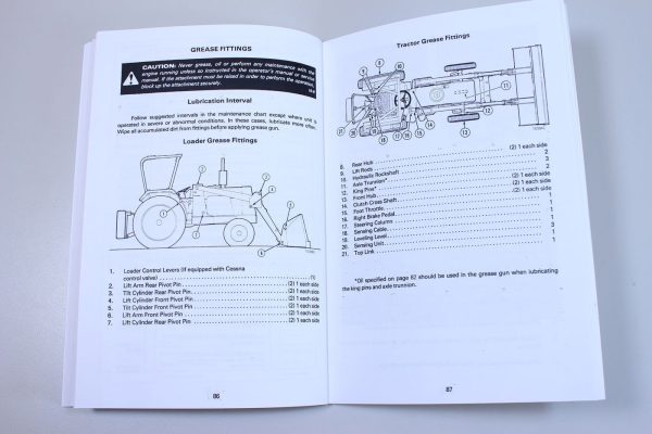 Case 380 Ll Backhoe Loader Landscaper Operators Owners Manual Box Blade Book - Image 6