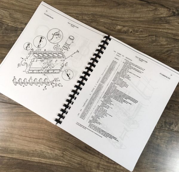 Allis Chalmers 185 Tractor Service Manual Parts Operators Owners Repair Shop - Image 11